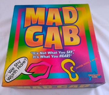 MAD GAB gra angielska planszowa