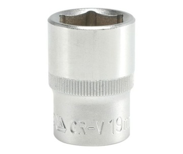 YATO NASADKA 19MM 1/2 - 6-KĄTNA CVR KRÓTKA YT-1212