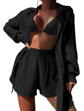 KOMPLET PLAŻOWY KOSZULA I SPODENKI NA LATO M