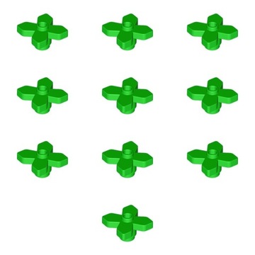 LEGO ROŚLINA 4727 KWIATEK LIŚĆ zielona jasna (10g) 10 szt.