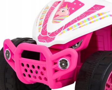 Детский квадроцикл на батарейках Monster Pink