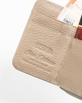 PETERSON damski portfel skórzany mały portmonetka na prezent skóra