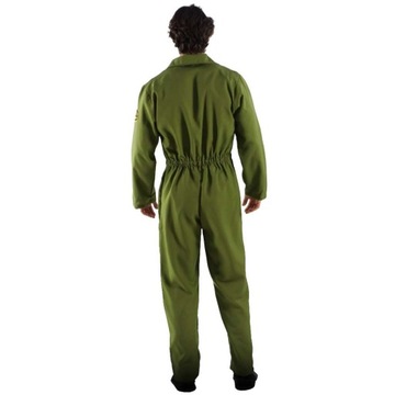 STRÓJ PILOTA kostium kombinezon zielony wojskowy pilot żołnierz M