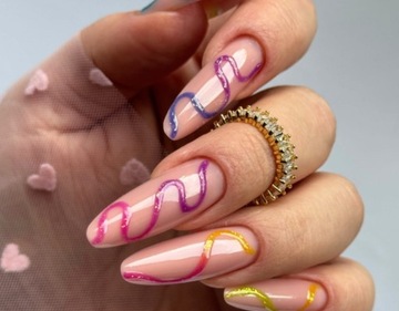 CLARESA RAINBOW JELLO BASE РОЗОВАЯ ГИБРИДНАЯ БАЗА РОЗОВАЯ С ЧАСТЯМИ ИЗ ФОЛЬГИ