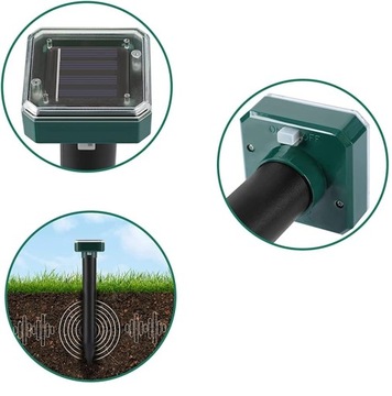 Солнечный отпугиватель грызунов 4 ШТ. для СЛЕВОВЕК Сильный и эффективный