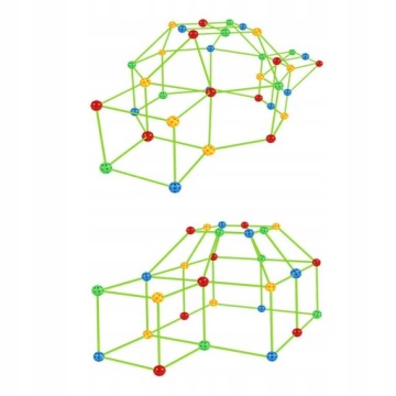 КОМПЛЕКТ СТРОИТЕЛЬНОЙ ТЕНТЫ x 175 ТРУБНЫХ ШАРИКОВ ФОРТ-ОСНОВАНИЕ Сделай сам