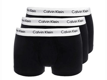 Bokserki, majtki męskie CK Calvin Klein BLACK 3 PACK