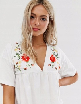 ДИЗАЙН СВОБОДНОЕ ПЛАТЬЕ ДЛЯ беременных С ЦВЕТАМИ XS