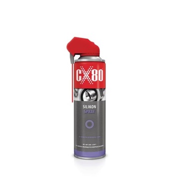 SILIKON W SPRAYU CX80 500ML DUO SPRAY APLIKATOR DO TWORZYW SZTUCZNYCH NSFH1