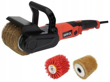 ШЛИФОВАЛЬНАЯ МАШИНА YATO ДЛЯ СТАЛИ И ДЕРЕВА 1300ВТ + 2 ЩЕТКИ