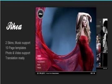 Szablon Rhea For Photography Creative Portfolio