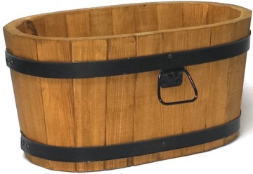 KWIETNIK DONICA OGRODOWA DONICZKA DREWNIANA D40