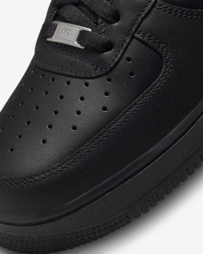 Buty Sportowe Męskie NIKE AIR FORCE 1 LOW '07 All Black Całe Czarne r 42