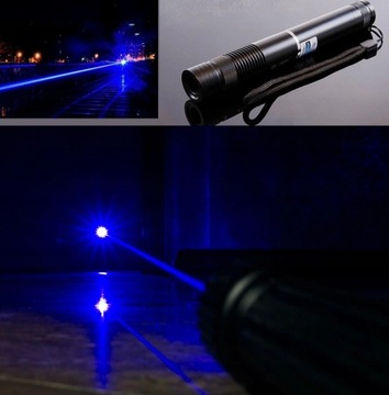 Индикатор ожогов синим лазером 5 Вт