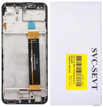Samsung A23 5G A236 NOWY LCD ORYGINALNY OEM WYŚWIETLACZ z RAMKĄ