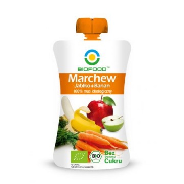 Bio-Food Біо Пюре Яблуко + Морква еко 120 г