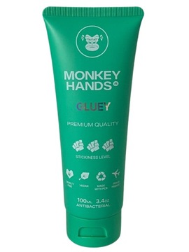 Monkey hands grip, magnezja klej do pole dance, zielony