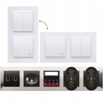 SIMON 54 Выключатель одинарный, матовый черный