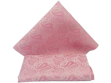 RÓŻOWA WE WZORY POSZETKA WYPUSTKA BUTONIERKA