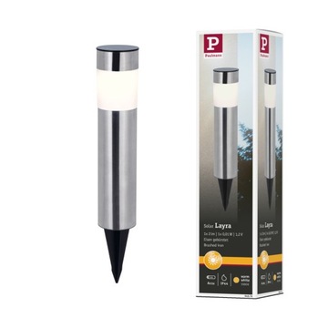 Oprawa ogrodowa solarna LAYRA LED z czujnikiem zmierzchu 3K IP44 PL94876