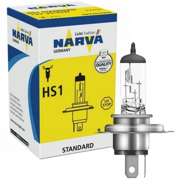NARVA HS1 ЛАМПОЧКА 12В 35/35Вт PX43T 3 шлица - аналогична h4