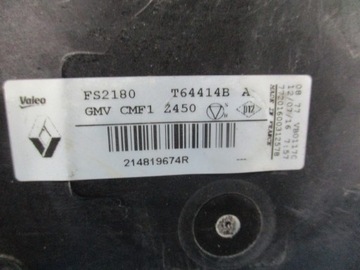 ВЕНТИЛЯТОР RENAULT SCENIC TALISMAN 214819674R