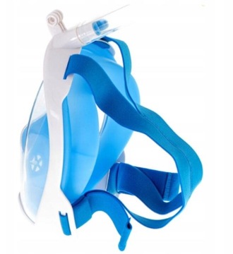 Полнолицевая маска для дайвинга SNORKELING MASK S/M 6в1 оттенков