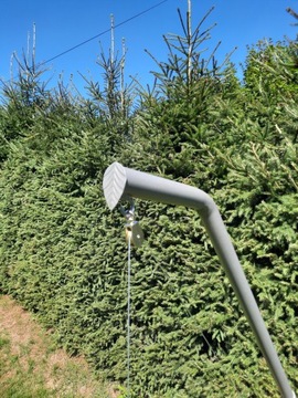 Садовый гриль-кран над камином с вращающейся рукояткой