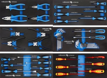 Шкаф для инструментов с тележкой Hoegert Technik HT7G056
