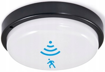 LAMPA PLAFON ZEWNETRZNY LED 18W Z CZUJNIK RUCHU