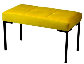 Ławka Tapicerowana Siedzisko, Puf nogi metal 80 cm