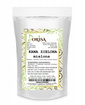 Kawa zielona mielona 250g ZMIELONE ziarna kawy odchudzanie