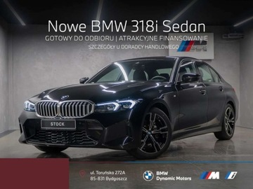 BMW Seria 3 G20-G21 Limuzyna 2.0 318i 156KM 2025 BMW Seria 3 18i 156 KM - Ogrzewanie Kierownicy - M Sport - Adaptacyjny Tem