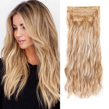 WŁOSY CLIP IN DOCZEPIANE Jak NATURALNE 60CM