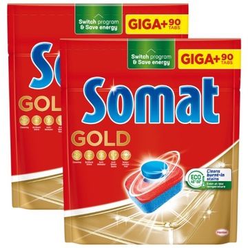 Somat Tabletki do Zmywarki Gold 180 szt XXL