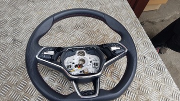 OCTAVIA IV KIEROWNICA SKÓRZANA PERFOROWANA RS VRS