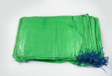 Worek Worki 50x80cm na 25kg Zielony Zaciąg 20 szt.