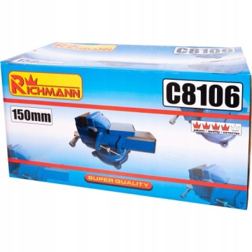ПОВОРОТНЫЕ ЗАМОЧНЫЕ ТИСКИ 150 ММ RICHMANN C8106