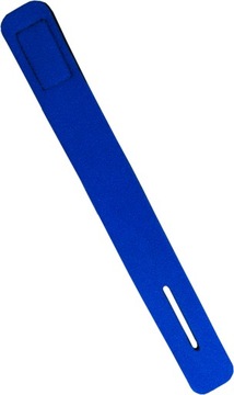 Opaska neoprenowa na wędki akcesoria rzep kolor niebieski 24cm wytrzymała