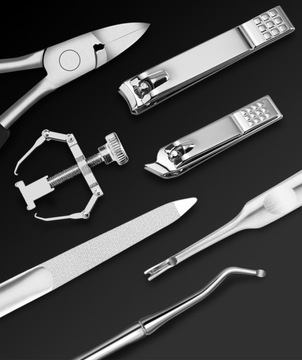 НАБОР КЛИПЕЦОВ ДЛЯ ВРАСТАЮЩИХ НОГТЕЙ 7 В 1