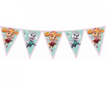 Baner Girlanda Flagi Psi Patrol Skye Everest 230cm