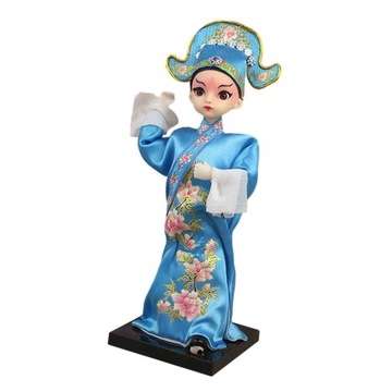 Chińska lalka statua ozdoba na stół rękodzieło, Pekin Cui Yingying