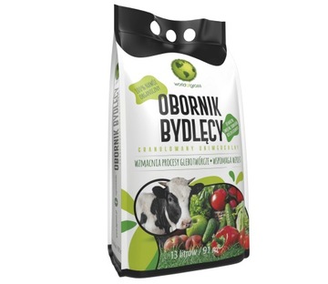 OBORNIK GRANULOWANY BYDLĘCY 13L NAWÓZ NATURALNY EKO