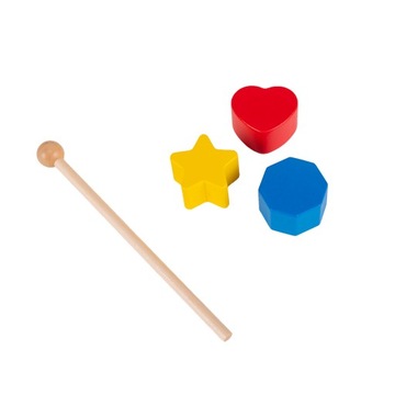 Деревянные обучающие интерактивные ходунки KiddyMoon WK-002