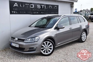 Volkswagen Golf VII Variant 1.4 TSI BlueMotion Technology 125KM 2016 Volkswagen Golf Highline Automat Pol-SkoraXenonNawigacja Asystent-PasaMart
