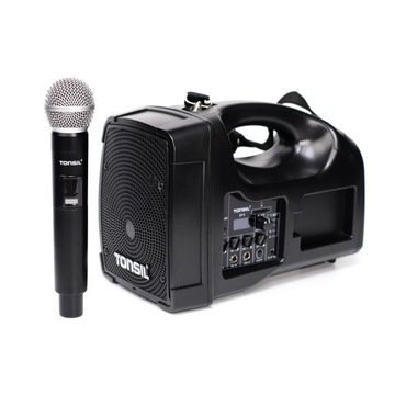 Портативная мобильная беспроводная колонка TONSIL ZP 9 + ручной микрофон
