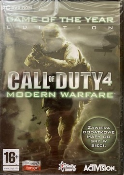 Call of Duty 4 Modern Warfare Game of the Year PC PL