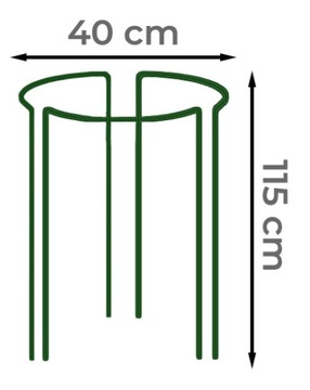 ПЕРГОЛА САДОВАЯ ОПОРА ДЛЯ ЦВЕТОЧНЫХ РАСТЕНИЙ 115 СМ
