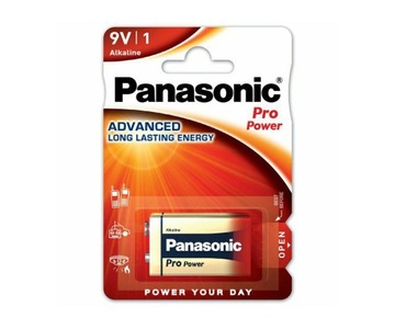 Bateria alkaliczna PANASONIC PRO POWER 9V 6F22