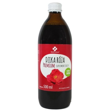 Sok z owoców dzikiej róży Naturalny 500 ml